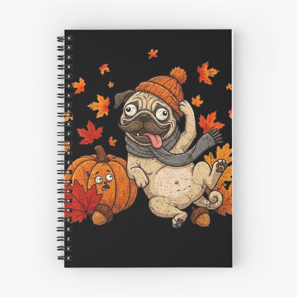 Item preview, Funny Pug Autumn Fall Pumpkin Design designed and sold by IPRINT Clothing.