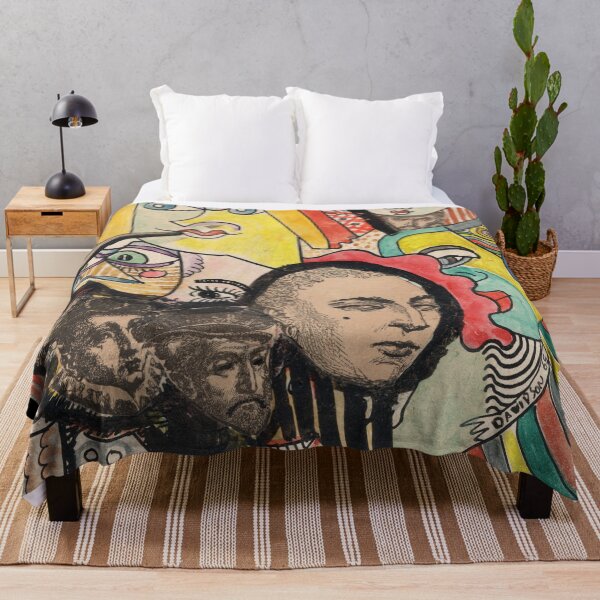 Item preview, Psychedelic Faces Collage | Original 1965 Vintage Mixed Media Art designed and sold by RedHook-Art.