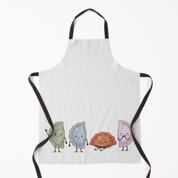 Item preview, Four Kawaii Dim Sum Characters – Playful Food Illustration designed and sold by EmeraldeaArt.