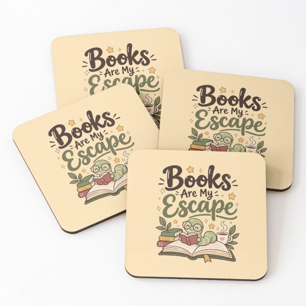 Item preview, Books Are My Escape – Cute Bookworm Book Lover Reading Design designed and sold by BankshopTH.