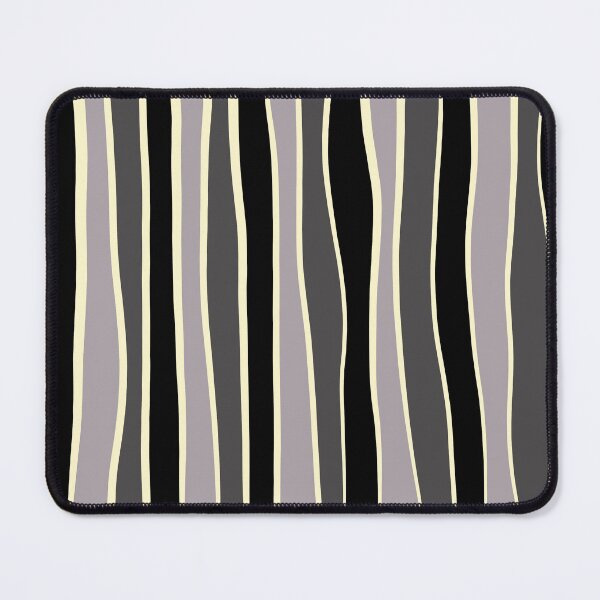 Item preview, Imperfect stripe-Black, gray and silver designed and sold by Pattern Petals.