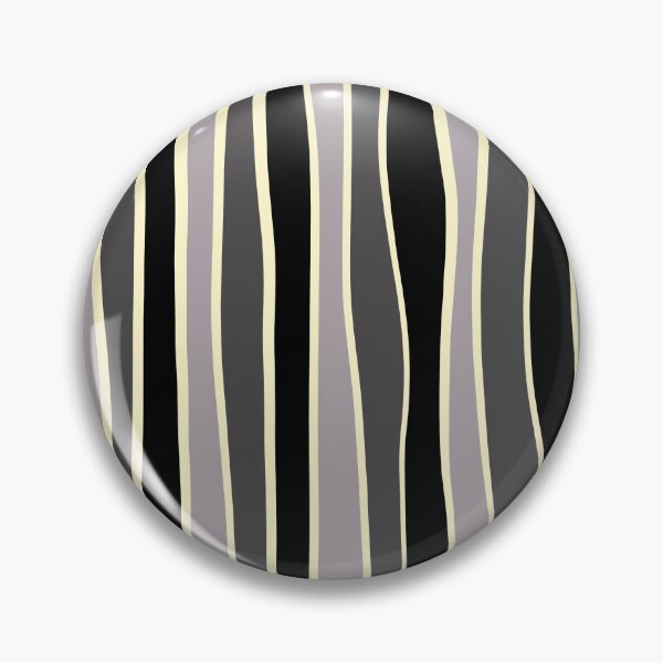 Item preview, Imperfect stripe-Black, gray  and silver  designed and sold by Pattern Petals.