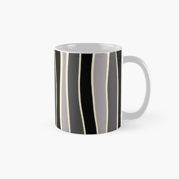 Item preview, Imperfect stripe-Black, gray  and silver  designed and sold by Pattern Petals.