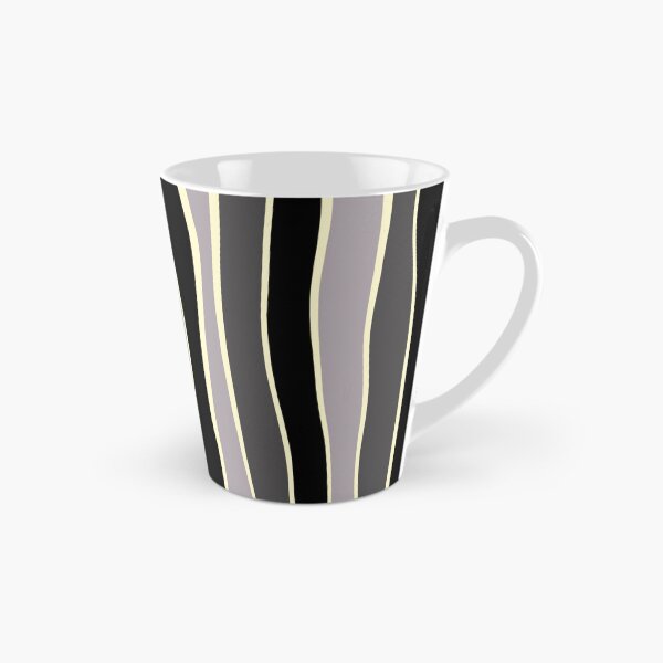 Item preview, Imperfect stripe-Black, gray  and silver  designed and sold by Pattern Petals.