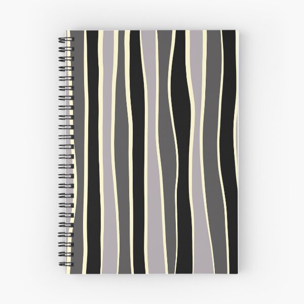 Item preview, Imperfect stripe-Black, gray  and silver  designed and sold by Pattern Petals.