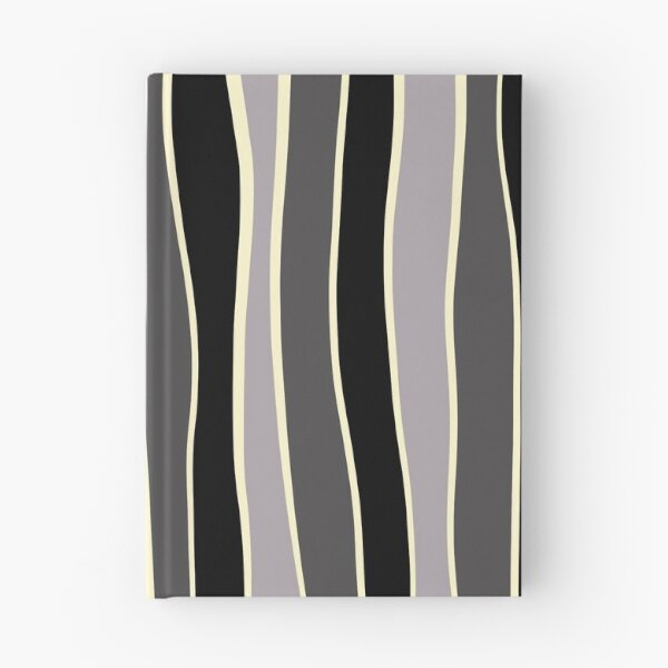 Item preview, Imperfect stripe-Black, gray  and silver  designed and sold by Pattern Petals.
