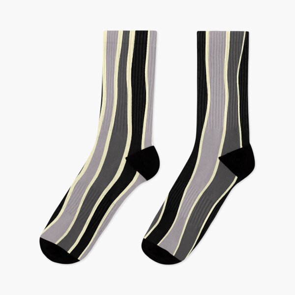 Item preview, Imperfect stripe-Black, gray  and silver  designed and sold by Pattern Petals.