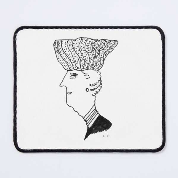 Item preview, Sophisticated Woman in Turban Hat – Vintage Fashion Ink Illustration designed and sold by RedHook-Art.