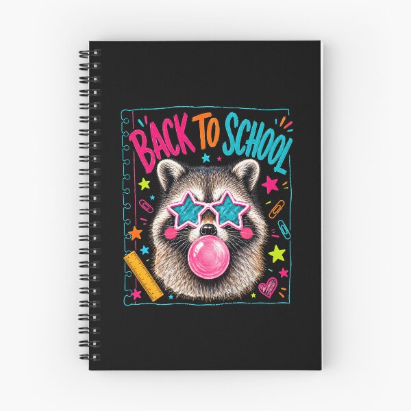 Item preview, Back to School Raccoon Cute Bubble Gum Funny designed and sold by wansilastomi.