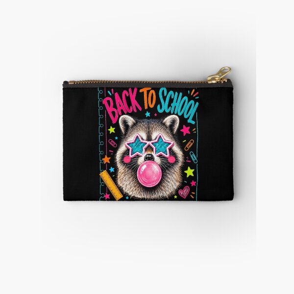 Item preview, Back to School Raccoon Cute Bubble Gum Funny designed and sold by wansilastomi.