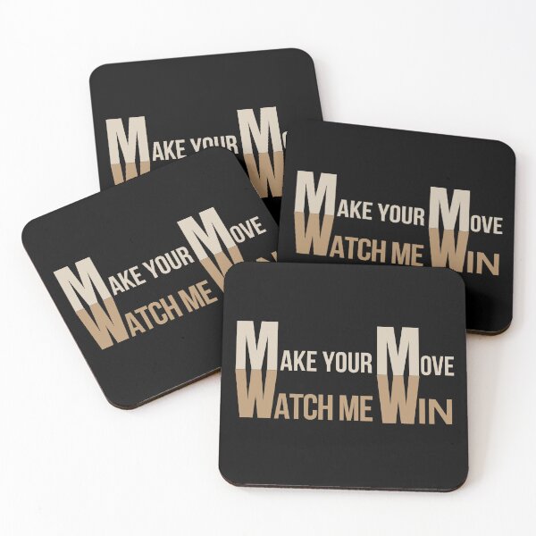 Item preview, Make Your Move Watch Me Win Typography designed and sold by Made You Smirk.