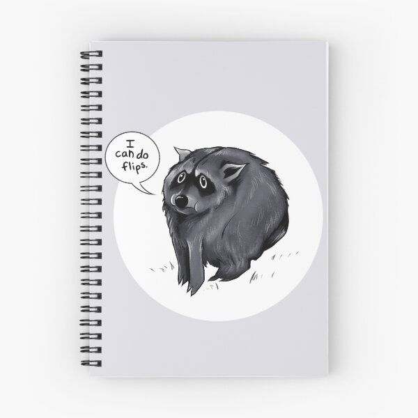 Item preview, Jimothy the Raccoon Does Flips designed and sold by marley-seraph.