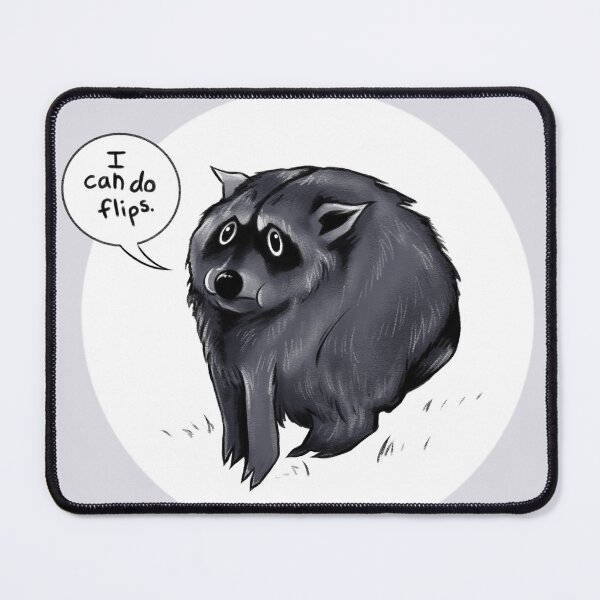 Item preview, Jimothy the Raccoon Does Flips designed and sold by marley-seraph.