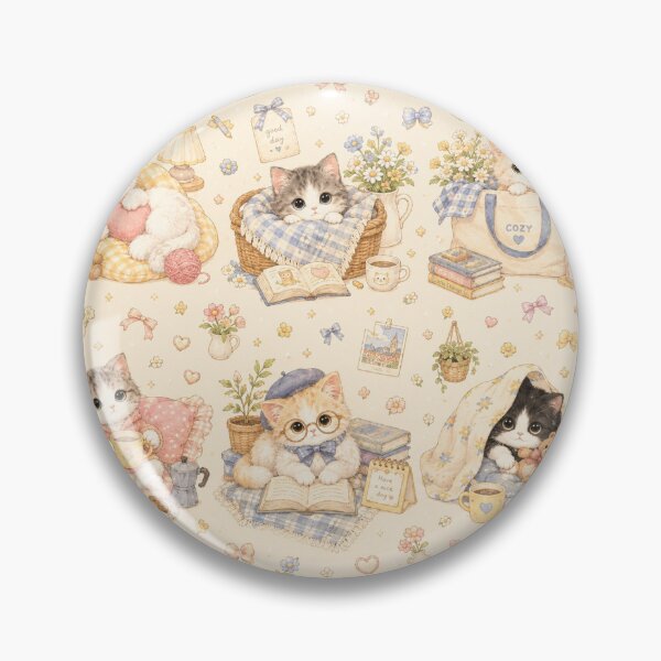 Item preview, Cozy Little Kitties – Cute Cat Pattern designed and sold by sara747.
