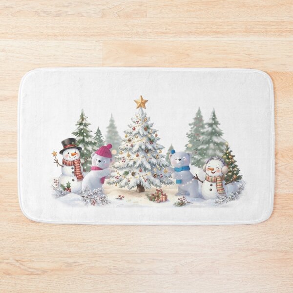 Item preview, Snowman Polar Bear designed and sold by InkShiftLabs.