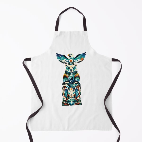 Item preview, Northern Totem Eagle Bear Orca designed and sold by Wild Creative Art.