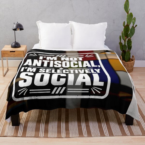 Item preview, I'm not Antisocial #3 designed and sold by Helios Be. Lavsh.
