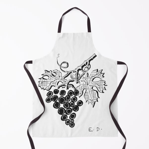 Item preview, Vintage Grape Cluster & Vine – Mid-Century Ink Illustration designed and sold by RedHook-Art.