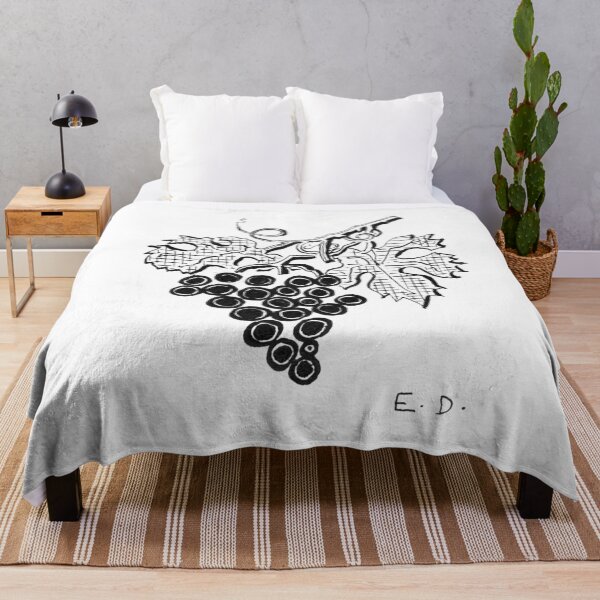Item preview, Vintage Grape Cluster & Vine – Mid-Century Ink Illustration designed and sold by RedHook-Art.