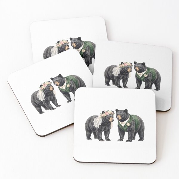 Item preview, Bear Wedding Couple Art designed and sold by Roy & Tiffany.