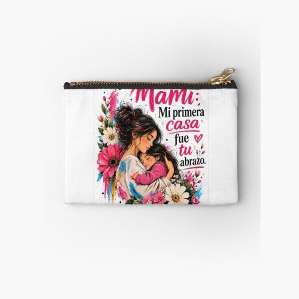 Item preview, Mami: Mi Primera Casa Fue Tu Abrazo – Mother’s Day Floral Art designed and sold by Boreal Apparel.