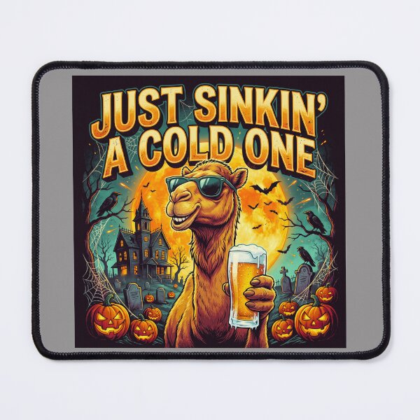 Item preview, Just Sinkin' a Cold One - Halloween Beer Camel Design – Funny Beer T-Shirt  designed and sold by Grang Art Artistic Designs.