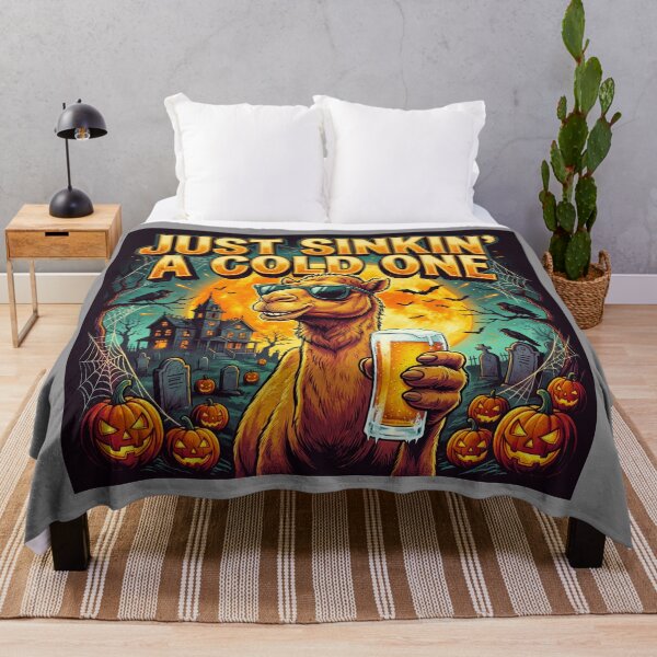 Item preview, Just Sinkin' a Cold One - Halloween Beer Camel Design – Funny Beer T-Shirt designed and sold by Grang Art Artistic Designs.