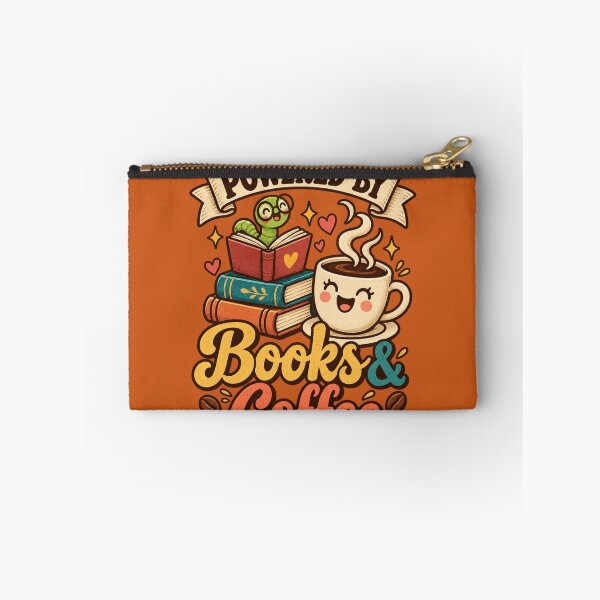 Item preview, Powered By Books & Coffee – Cute Bookworm Reading Lover Design designed and sold by BankshopTH.