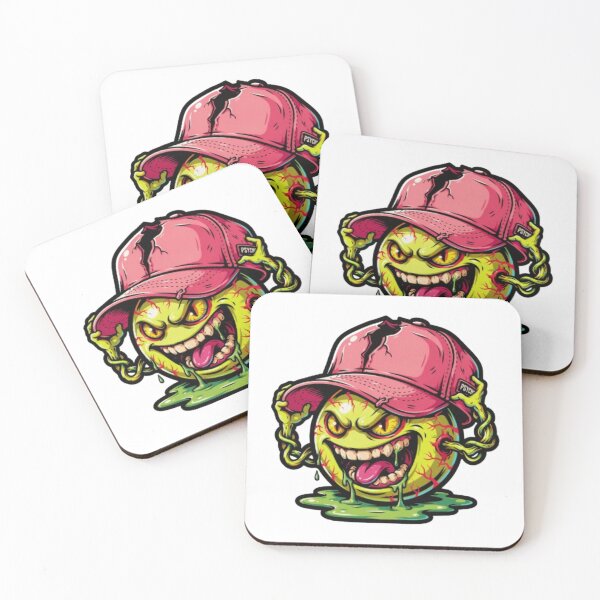 Item preview, Crazy Smiley Psycho Monster Cap Character designed and sold by smartlogo_factory.