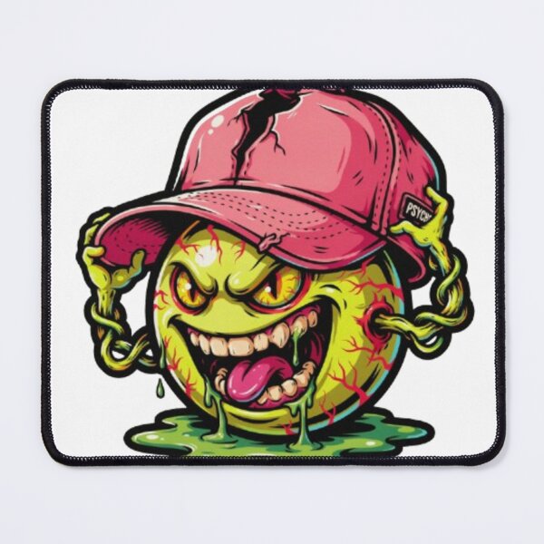 Item preview, Crazy Smiley Psycho Monster Cap Character designed and sold by TeeDesignMaster.