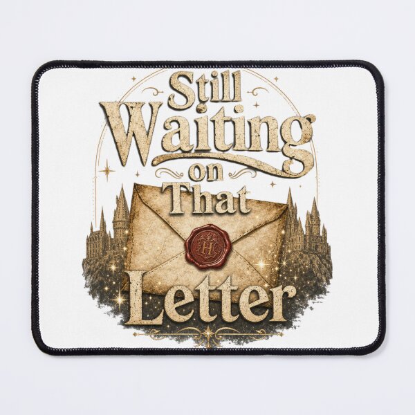 Item preview, Still Waiting on That Letter | Funny Mail & Book Lover Typography T-Shirt designed and sold by rushaib.