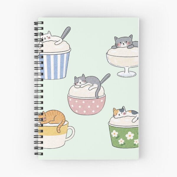 Item preview, Cute Dessert Cafe Cat Lover Illustration designed and sold by bosamji.