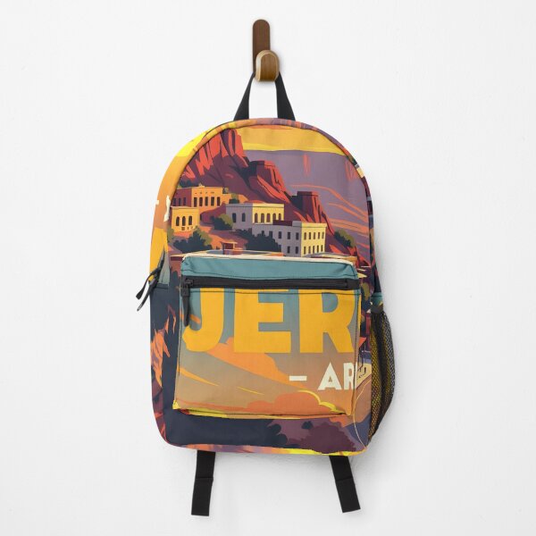 Item preview, Jerome, Arizona, USA: Vintage-Style Painterly Travel Poster designed and sold by LSVart.