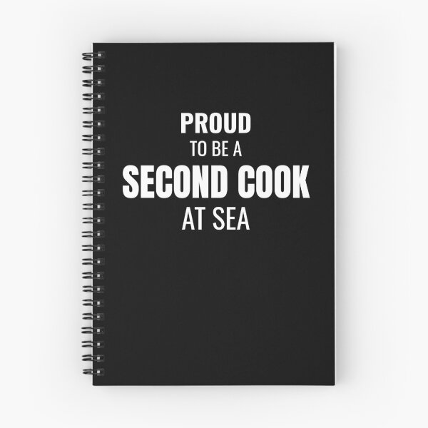 Item preview, Proud to be a Second Cook at Sea (White) designed and sold by ShipCrewNation.