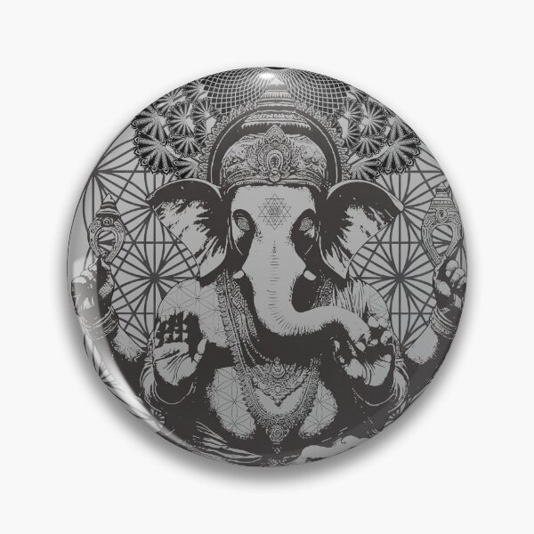 Item preview, Ganesh Sacred Geometry designed and sold by Mystikos Art.