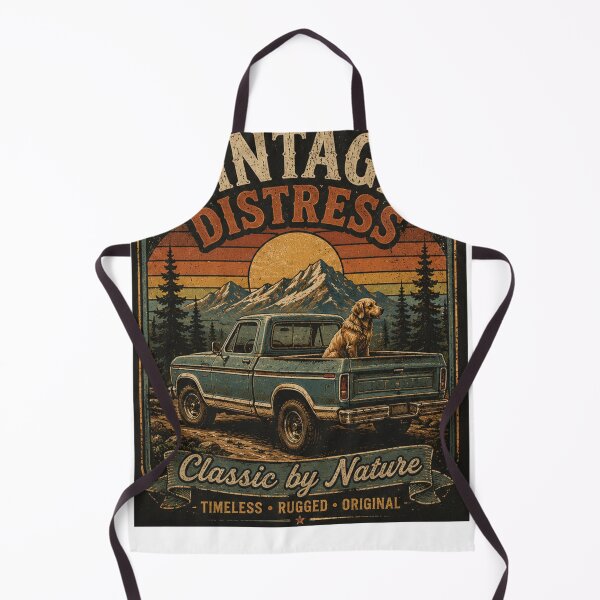 Item preview, Vintage Distress | Classic Truck & Dog Adventure designed and sold by SkyrishStudios.