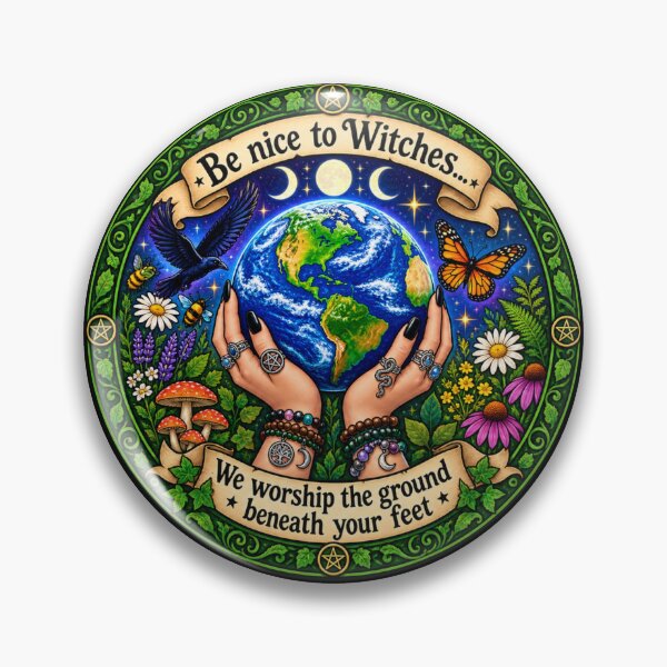 Item preview, Be Nice to Witches Earth Design designed and sold by Witch Joseph.