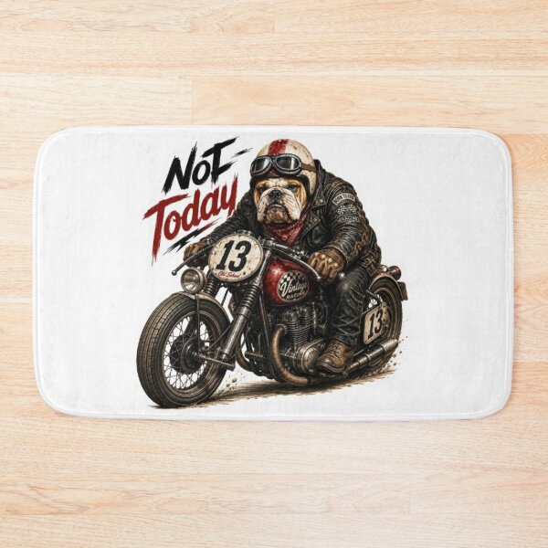 Item preview, Bulldog Vintage Racing Biker designed and sold by Snurly.