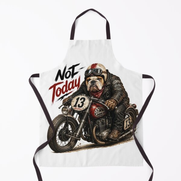 Item preview, Bulldog Vintage Racing Biker designed and sold by Snurly.