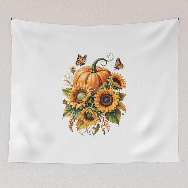 Item preview, Vibrant Pumpkin and Sunflowers designed and sold by jkrphoto.