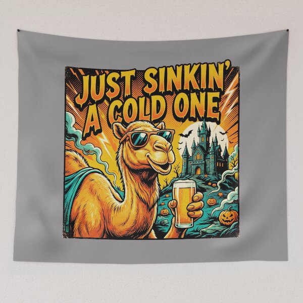 Item preview, Funny Camel Beer Lover Halloween – Cold One Drinking Design – Funny Beer T-Shirt designed and sold by Grang Art Artistic Designs.