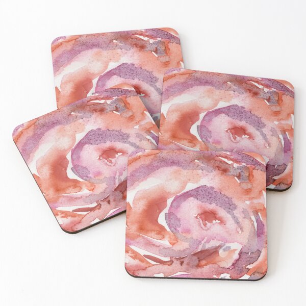 Item preview, Warm Tide Abstract Watercolor designed and sold by DzinkaDreamArt.