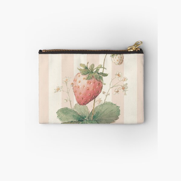 Item preview, Strawberry Plant Botanical Watercolor Illustration designed and sold by GoodOldPrints4.