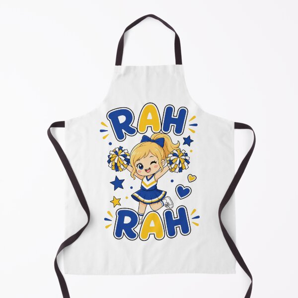Item preview, Rah Rah Cheer Spirit - Blue and Yellow/Blonde designed and sold by SecondStarLLC.