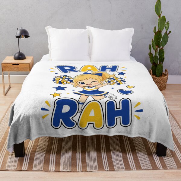 Item preview, Rah Rah Cheer Spirit - Blue and Yellow/Blonde designed and sold by SecondStarLLC.