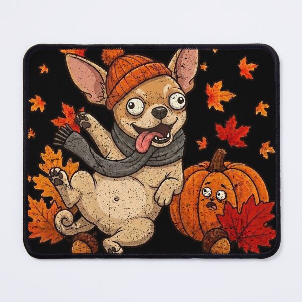 Item preview, Cute Funny Autumn Chihuahua Pumpkin Redbubble T-Shirt designed and sold by IPRINT Clothing.