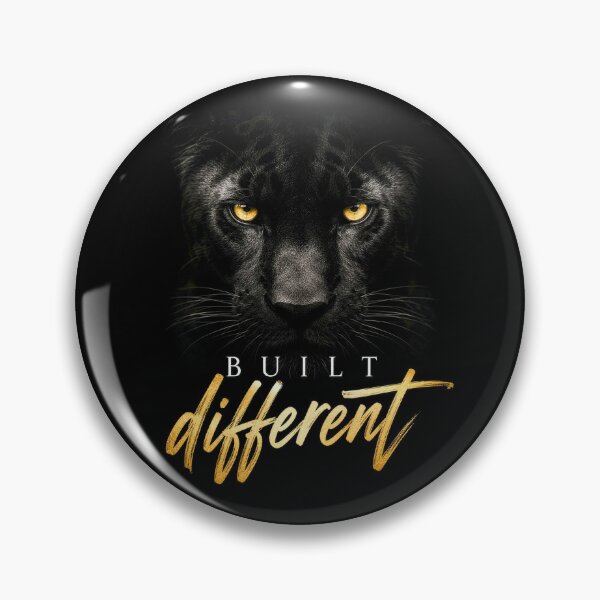 Item preview, Built Different Black Panther Motivation designed and sold by AndyGordon125.