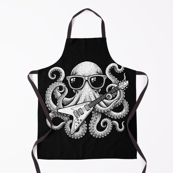 Item preview, Octopus Rock Music Guitarist Ocean Musician designed and sold by Doodleoub.
