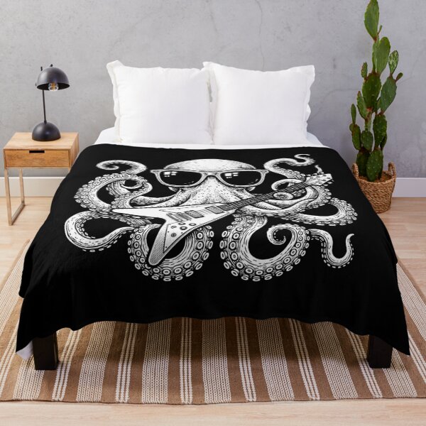 Item preview, Octopus Rock Music Guitarist Ocean Musician designed and sold by Doodleoub.