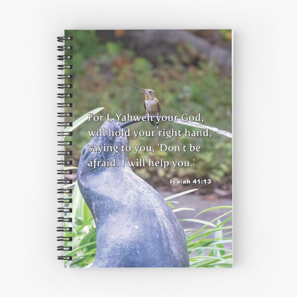 Item preview, Isaiah 41:13 I Will Help You - Hummingbird Photograph designed and sold by InsprtnlArtbyDP.